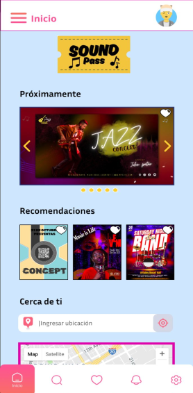 Proyecto SoundPass imagen representativa de la app